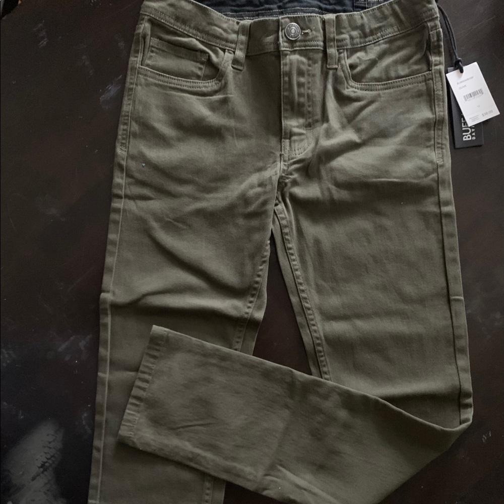 Olive colored size 12k Buffalo straight leg jean